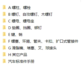 CATIA全套国标GB标准件库数模螺栓三维数模